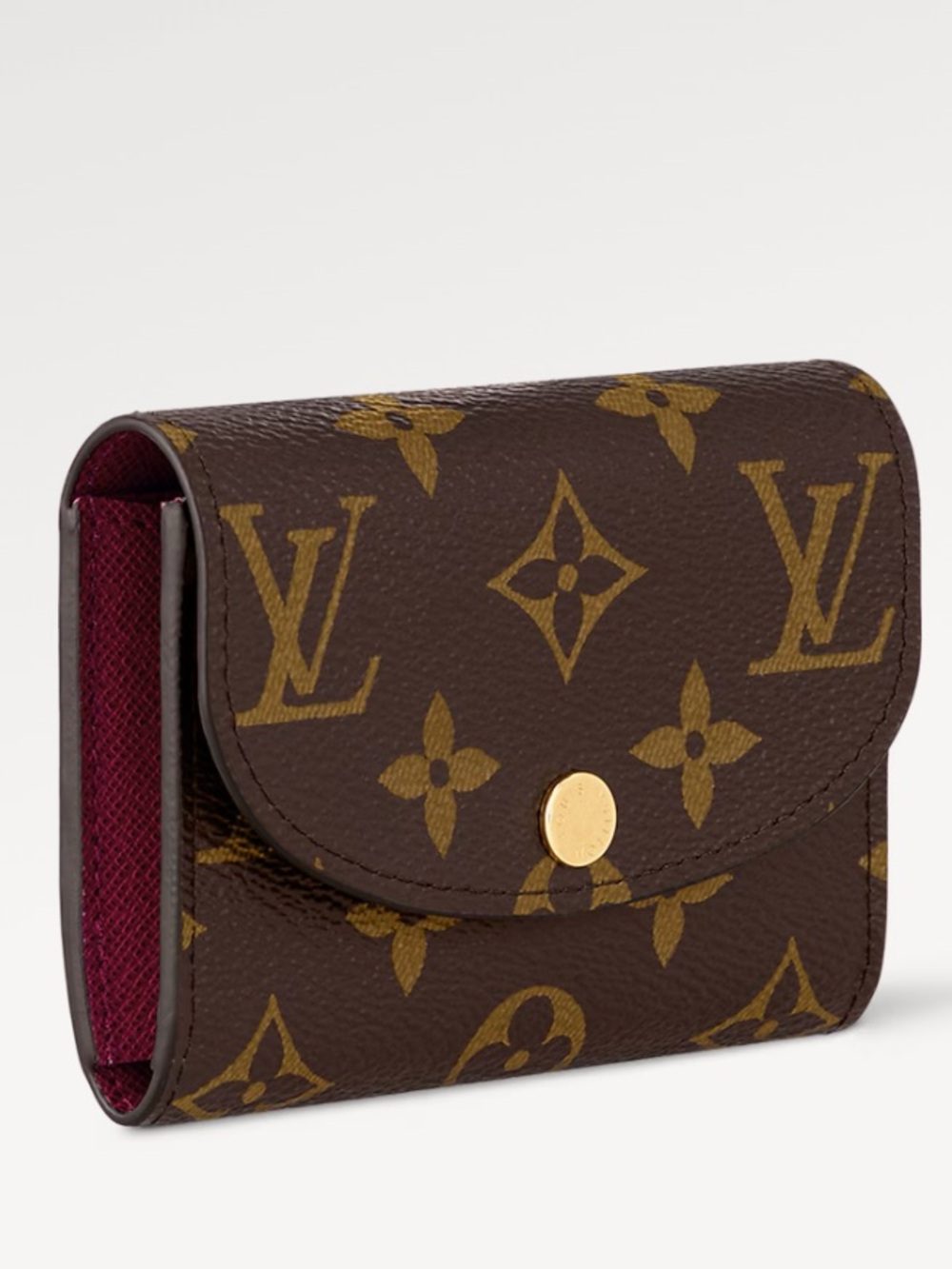 LOUIS VUITTON Rosalie Coin Purse Wallet Monogram Fuschia